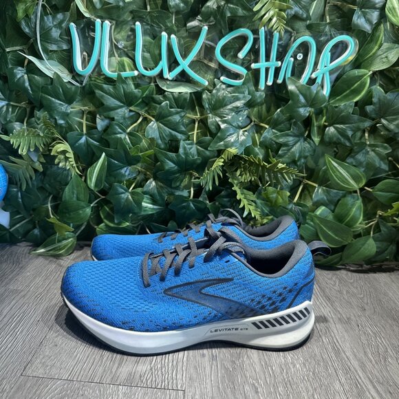 Men’s Brooks Levitate GTS 5 BLUE Running Shoes Size 9 NEW SAMPLE